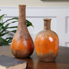 Kadam Ceramic Vases, Set of 2, Natural