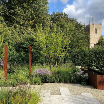 Modern Country Garden in Cambridgeshire
