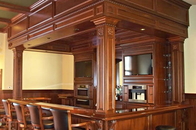 Inspiration for a home bar remodel in Bridgeport