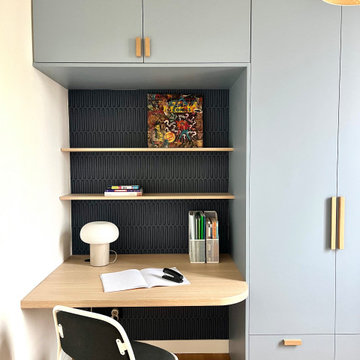 Chambre d'ado - détails du bureau