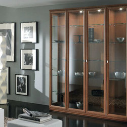 Contemporary Italian Showcase / Curio Trend 229 by Artigian Mobili - $2,475.00 - China Cabinets And Hutches