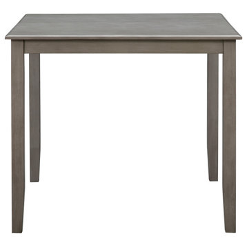 Walker Wood Counter Height Table, Light Gray