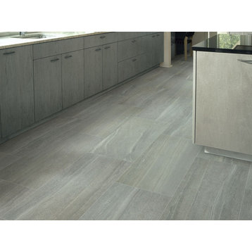 Shaw CS20W Basis - 12" x 24" Rectangle Floor and Wall Tile - - Carbon