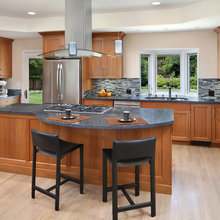 Kitchen floor and counter
