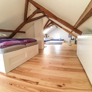 Vorher - Nachher: Ungenutzter Dachboden wird zur hellen Oase der Ruhe