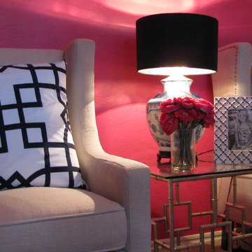 Teel Daggs Design - Luxurious & Livable Elegant Design - Pink & Navy Room
