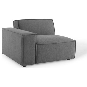 Kendall Sectional Sofa Chair - Charcoal, Right