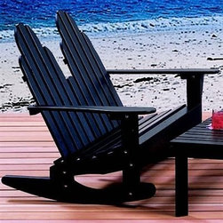 Winter Park Adirondack Double Rocker - Patio Furniture And Outdoor Furniture