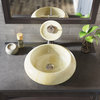 White Onyx Vessel Sink, Sink Only, No Additional Accessories