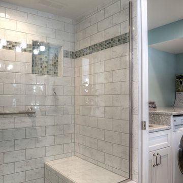 Bright Traditional Kitchen and Bathroom Remodel