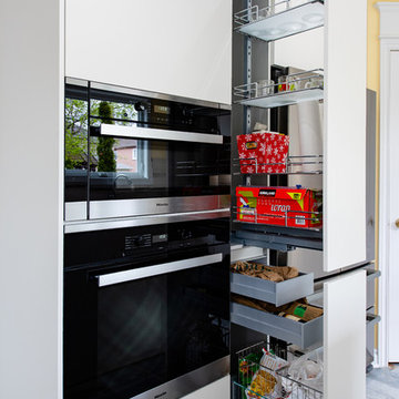 White Concrete Kitchen