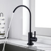 Kitchen Water Faucet Stainless Steel Lead, Matte Black Finish