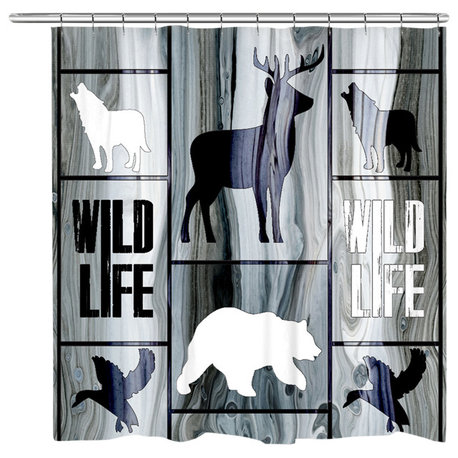 Wild Life Shower Curtain