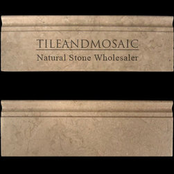 Crema Marfil Marble 5/8" Baseboard Molding Polished - Products