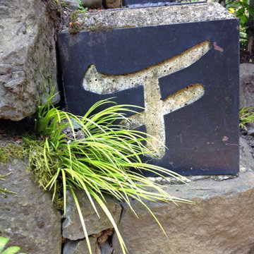 Elegant Northwest Natural Hillside Garden