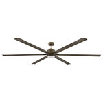 HInkley - Hinkley Indy Maxx 99" Integrated LED Ceiling Fan, Metallic Matte Bronze - The raw, edgy style of Indy is the perfect complement for all modern industrial design-inspired rooms. Available in Brushed Nickel, Matte Black, Metallic Matte Bronze and Matte White, Indy Maxx features sleek aluminum blades. Indy Maxx is so versatile; it can be used for both indoor and outdoor spaces.