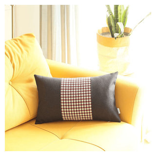 DII Black Aztec Print Pillow Cover (Set of 4)