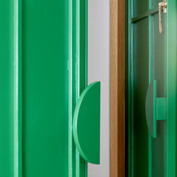 EL BAÑO DE CARLOS Y LUCÍA. DETALLE DE PUERTA.