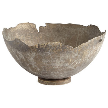 Cyan Small Pompeii Bowl 07958, Whitewashed