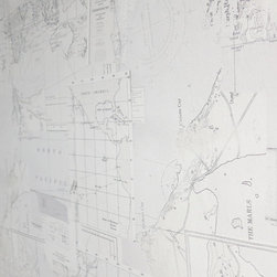 Residential Wallpaper | Rustic World Map - Products