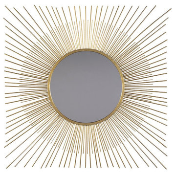 Bowery Hill Decorative Mirror in Gold
