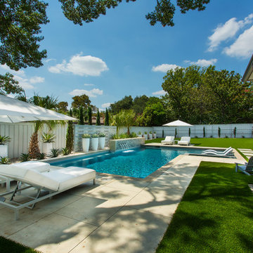 North Dallas Modern Backyard