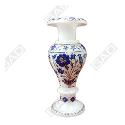 THE BLUE ROSE MARBLE VASE - Home Accessories & Decor