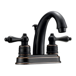 Designers Impressions - Designers Impressions 652243 Oil Rubbed Bronze Lavatory Vanity Faucet - Bathroom Faucets And Showerheads