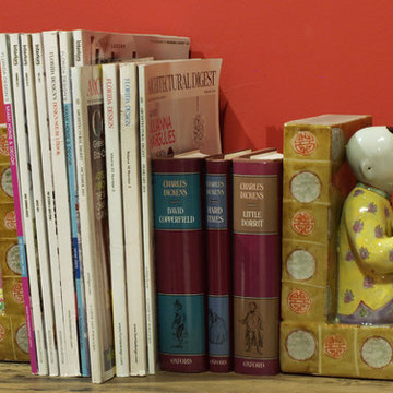 Chinese Girl and Boy Bookends