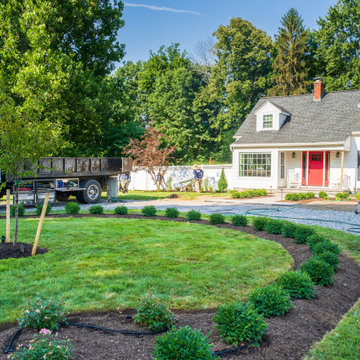 Front Yard Landscaping Design, Walkway and Lighting