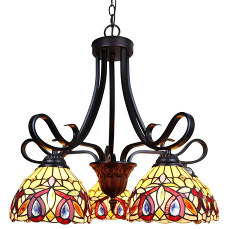 CHLOE Lighting CH33353VR25-DD5 SERENITY Victorian 5 Light Large Chandelier