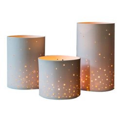 Tabbatha Henry - Starry Sky Luminaire, 4" - Candleholders