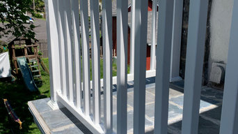 Bufftech Certagrain Chesterfield Arctic Blend Vinyl Privacy Fence Contemporary Fencing Other Metro Vinyl Fenc Vinyl Fence Yard Remodel Building A Fence