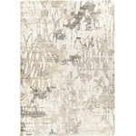 Palmetto Living by Orian - Palmetto Living by Orian Mystical Abstract Canopy Ivory Area Rug, 9'x13' - Add a modern touch to your space with the Abstract Canopy Natural rug. This floor covering is both comfortable and durable, boosting an abstract pattern and calming neutral color palette.