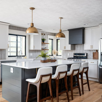 White and Bold with a Hint of Gold