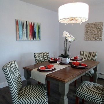 Transitional & Colorful Dining
