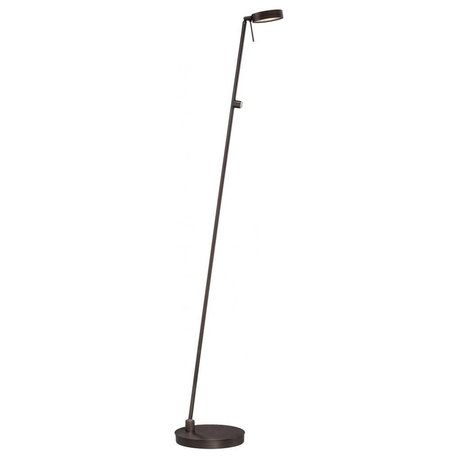 George Kovacs Reading Room Floor Lamp P4304-647, Copper Bronze Patina