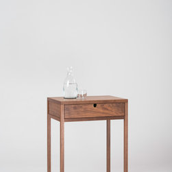 Jack Trench Bespoke Furniture | Walnut & Brass Nightstand - Nightstands And Bedside Tables