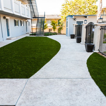 Tiburon apartments patio and walkways