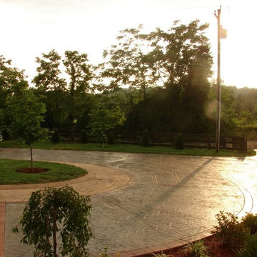 Stamped Concrete Sidewalk