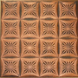 R 140 Styrofoam Ceiling Tile 20x20 - Antique Copper - Ceiling Tile