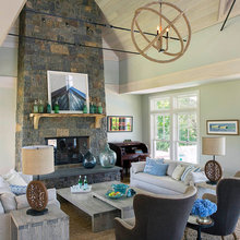 rustic contemporary LR