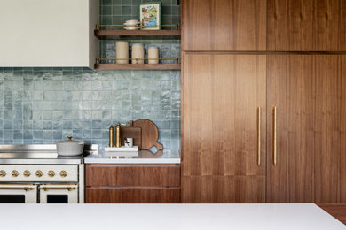 Inspiration for a 1950s kitchen remodel in Houston