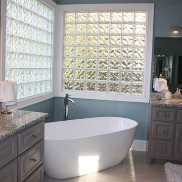 Master bath Makeover to a Spa-like retreat