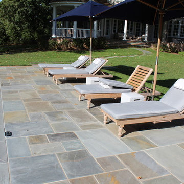 Blue Stone Pool Patio