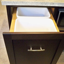 Garbage can drawers