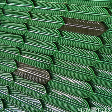 Tall Palm Leaf Ceramic Tile