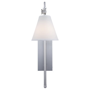 Luxury New-Traditional Wall Sconce, Brushed Nickel, ULB2053
