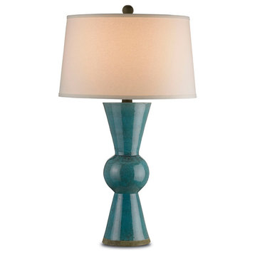 Upbeat Teal Table Lamp