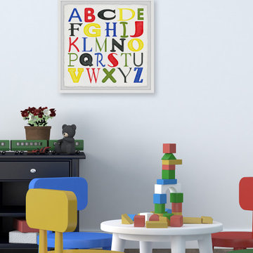 "Kid's Room Letters" Framed Painting Print